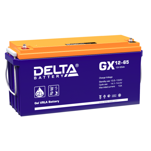 Аккумулятор для ИБП Delta Battery GX 12-65 12 В 65 Ач