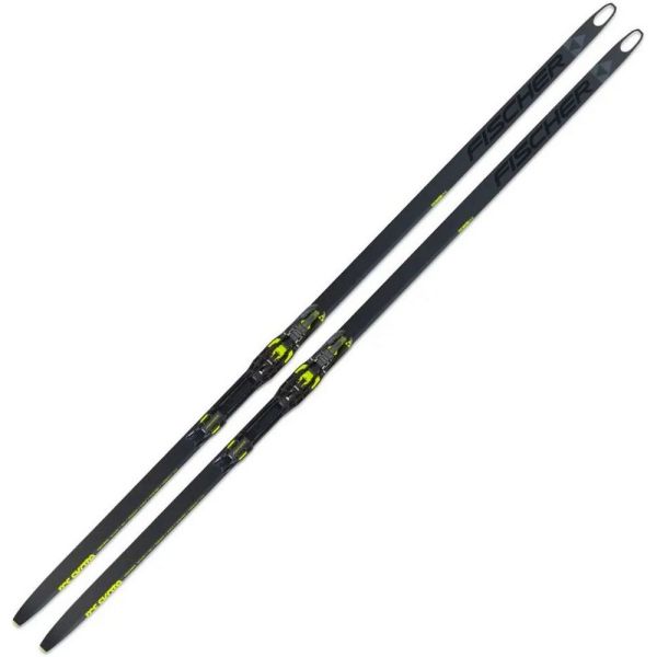 Беговые лыжи Fischer RCS Skate Plus Medium с насечками, черный, 191 см