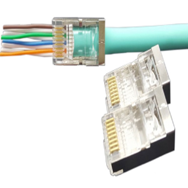 Коннектор HyperLine PLEZ-8P8C-U-C6-SH-100 коннектор RJ45 100 шт.